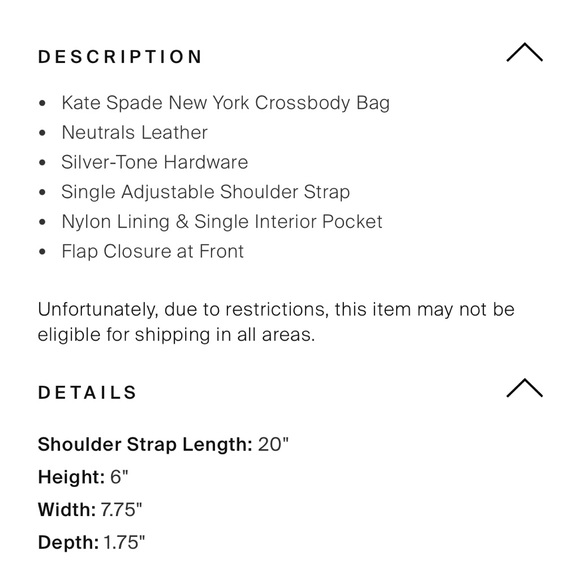 Kate Spade crossbody. Only used it once. It was a little too small for me. - Picture 6 of 6